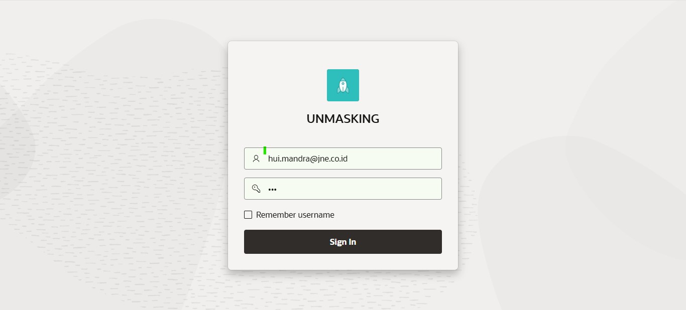 UNMASKING